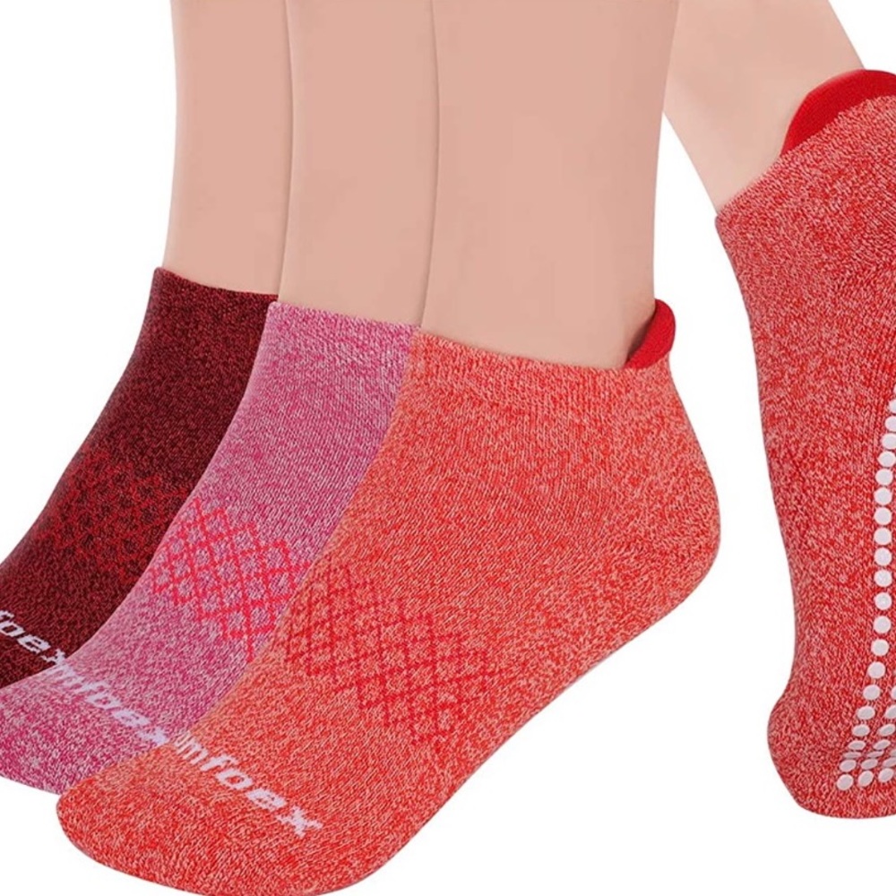 Nonslip Grip Socks (Set of 3 Pairs)